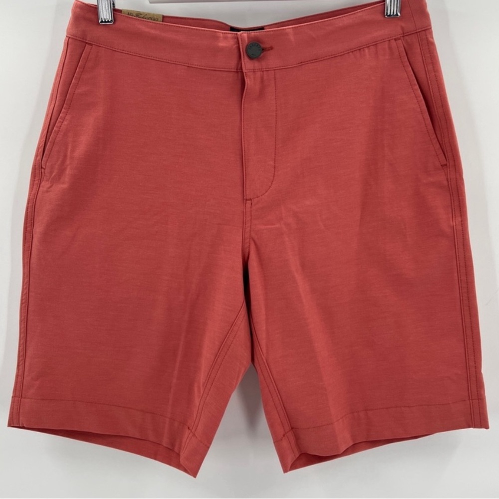 NWT Faherty All Day Shorts Color Venice Red Chino Short Men’s Waist Size 32